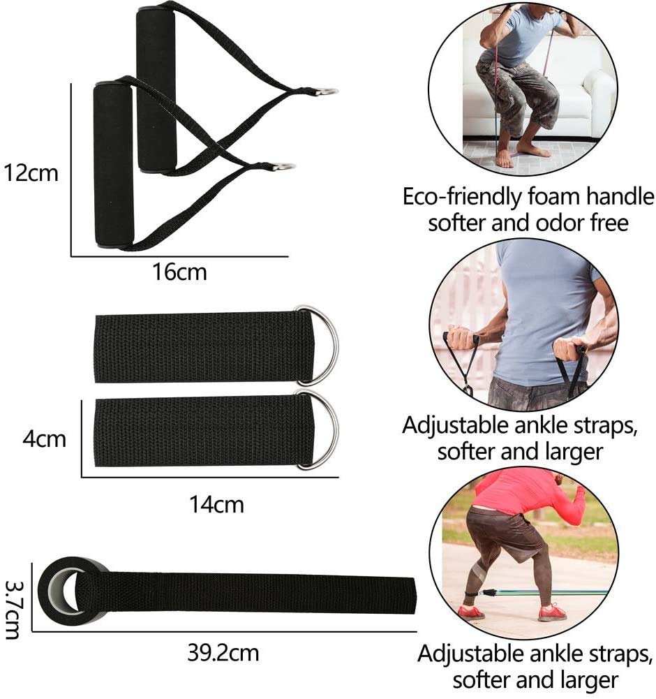 11-in-1 Home Gym Resistance Bands | Portable Fitness Training Set