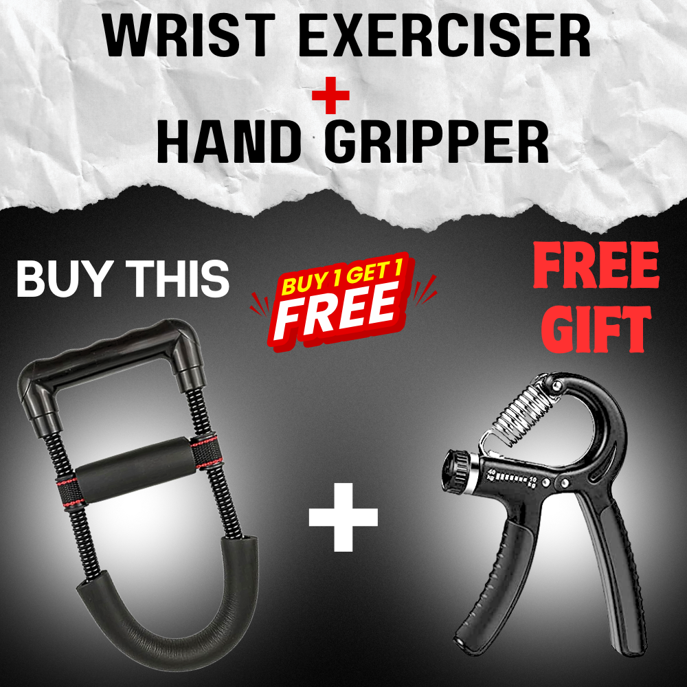 Adjustable Wrist & Forearm Strengthener – Grip Trainer
