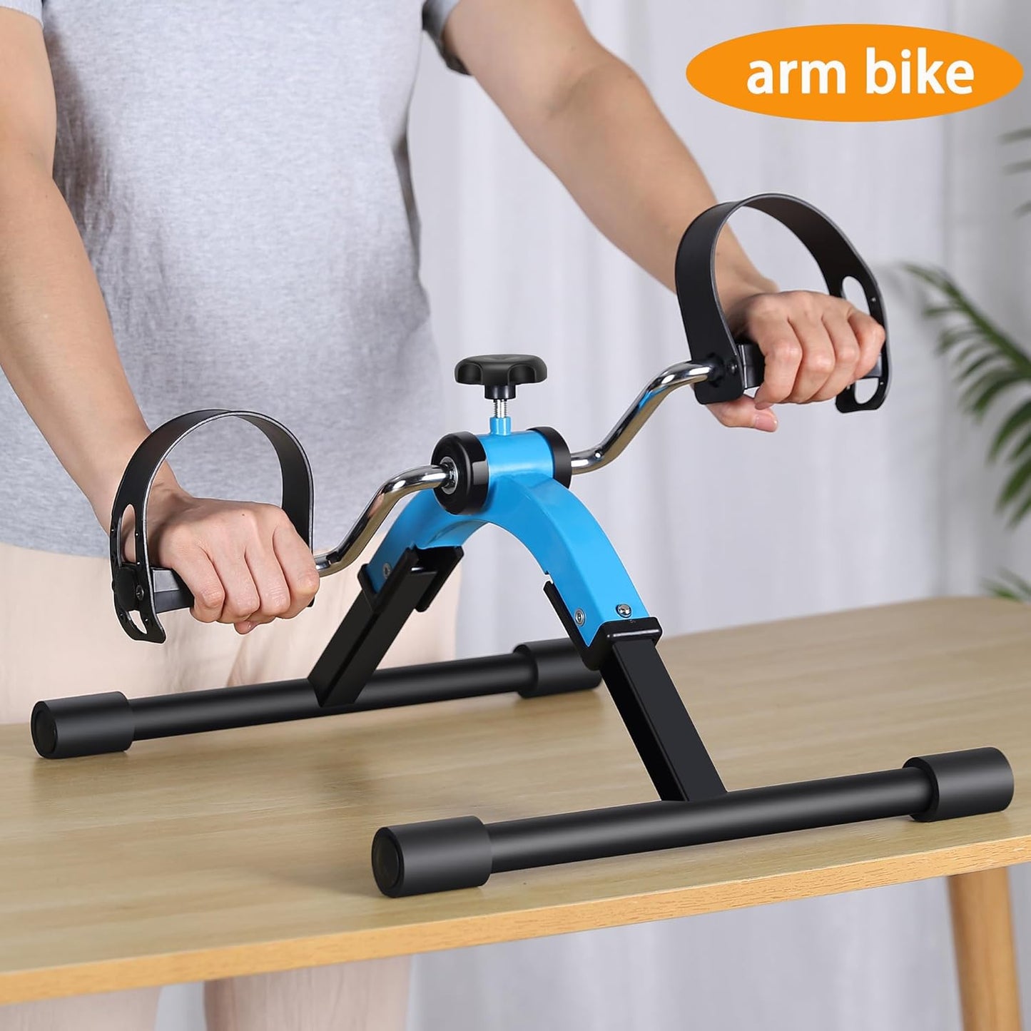 Portable Mini Exercise Cycle | Adjustable & Non-Skid Design