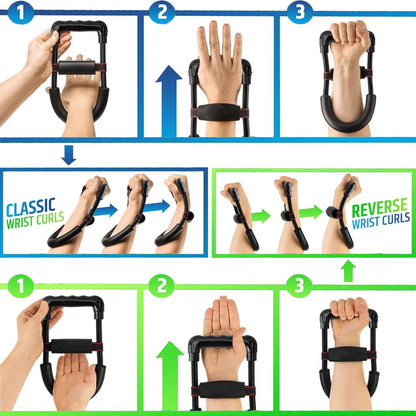 Adjustable Wrist & Forearm Strengthener – Grip Trainer